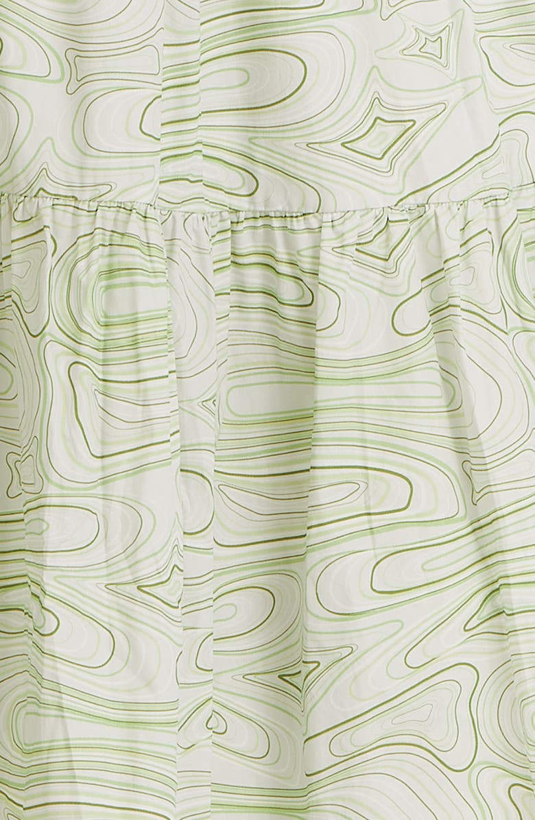 Charlie Holiday Pricilla Abstract Cotton Maxi Dress, Alternate, color, Abstract Wave