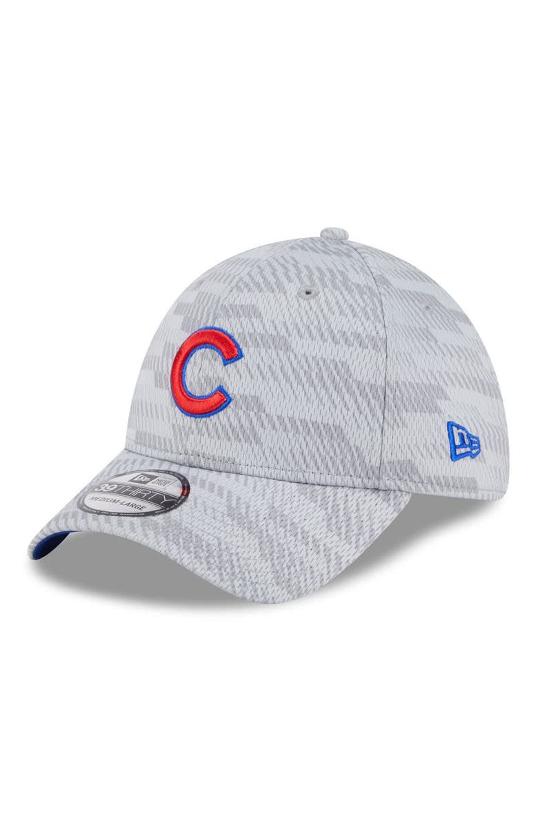 New Era Men's New Era Gray Chicago Cubs 2025 MLB Clubhouse 39THIRTY Flex Hat, Alternate, color, 