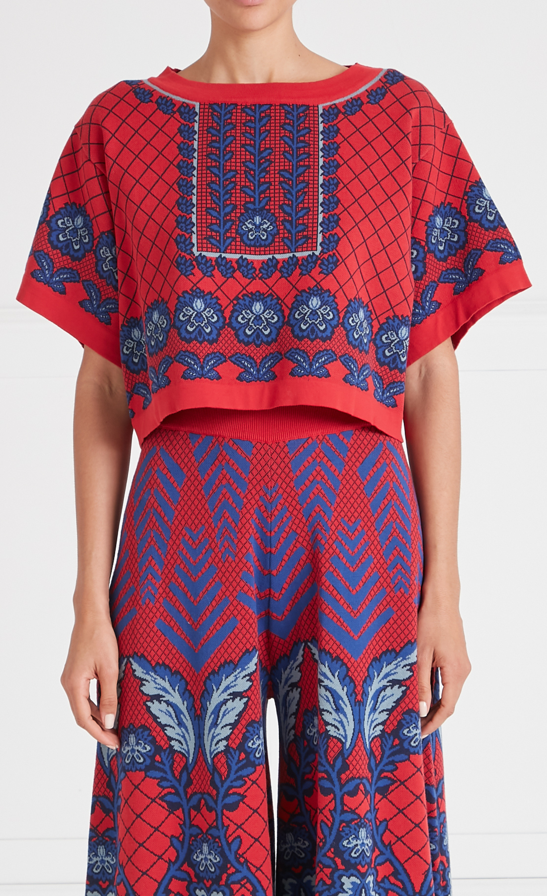 Francis Grid Knit Top