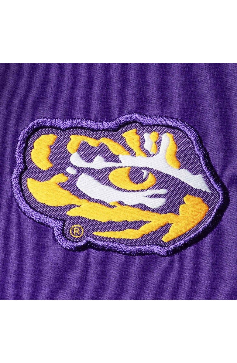 Nike Men's Nike Purple LSU Tigers 2021 Coaches Short Sleeve Quarter-Zip Jacket, Alternate, color, 