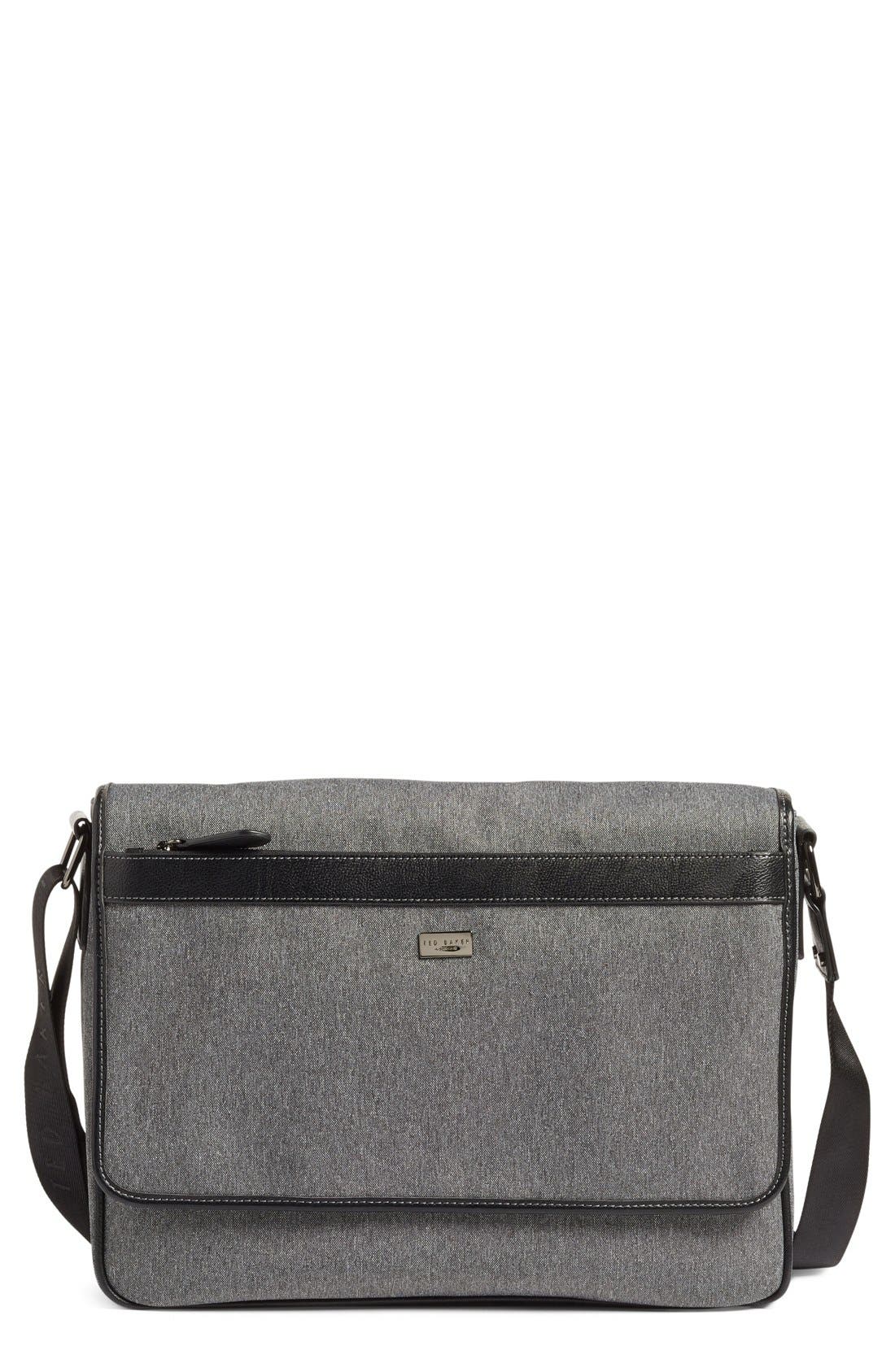 Ted Baker London Nano Messenger Bag, Main, color, 