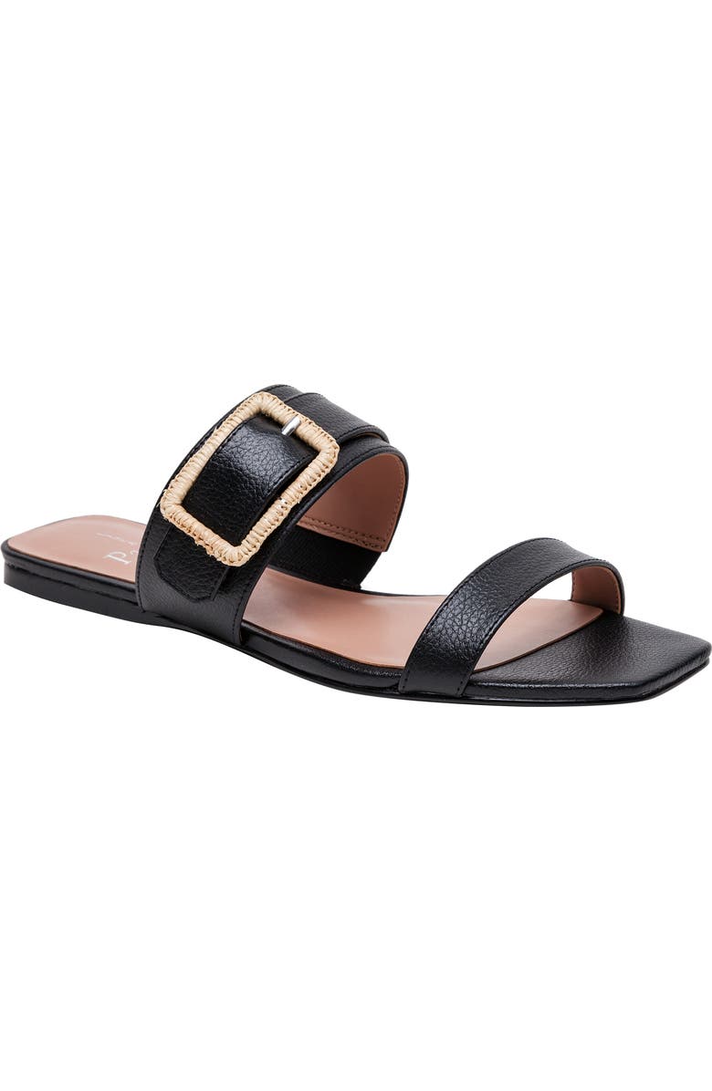 Linea Paolo Daniela Slide Sandal, Main, color, Black