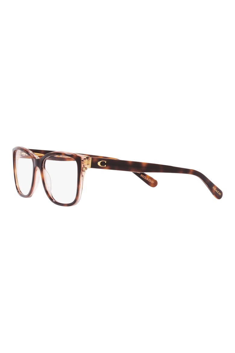 52mm Rectangular Optical Glasses, Alternate, color, TORTOISE