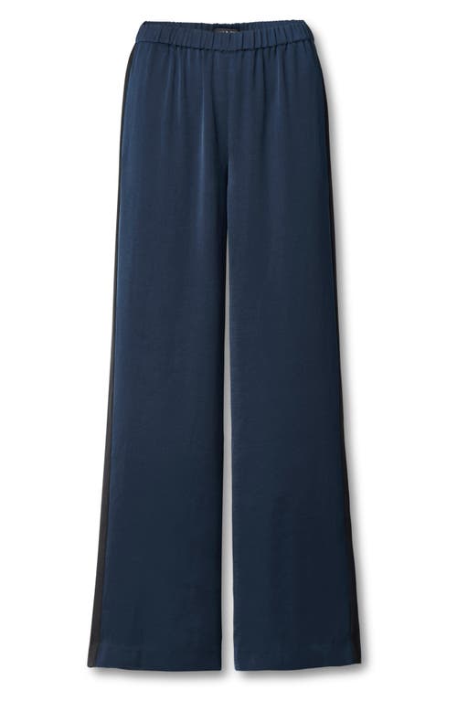 Rag & Bone Olivia Pull-on Wide Leg Pants In Blue