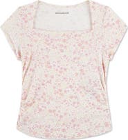 abercrombie kids Kids' Floral Square Neck Top