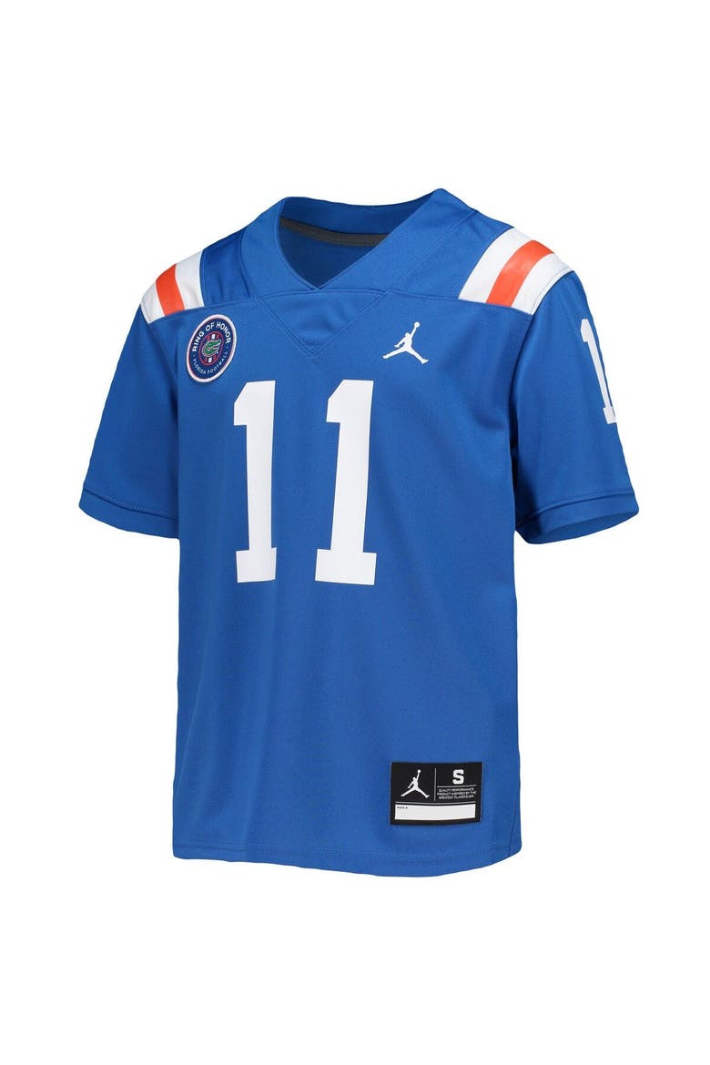 Youth Jordan Brand Steve Spurrier Royal Florida Gators Alumni Jersey, Alternate, color, Royal