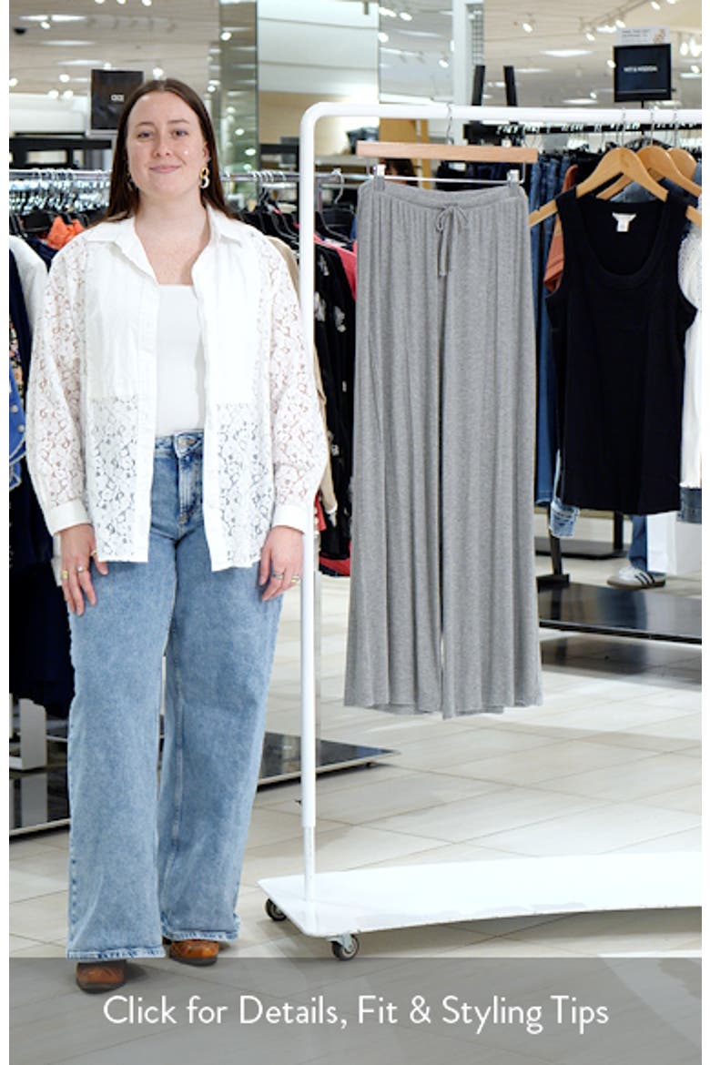 Dream Rib Wide Leg Pants video