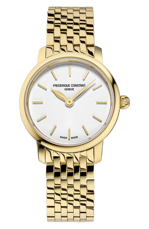 Classic Slimline Bracelet Watch, 25mm