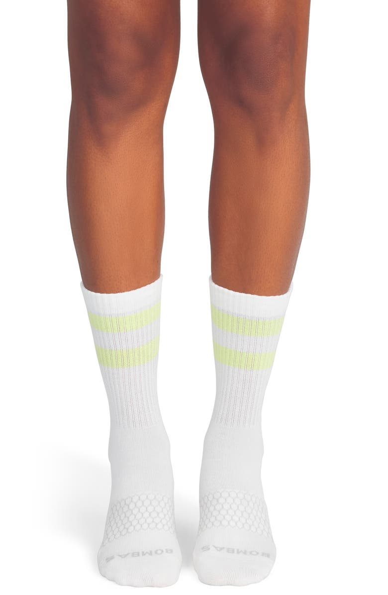 Bombas Vintage Stripes Half Calf Socks, Alternate, color, 