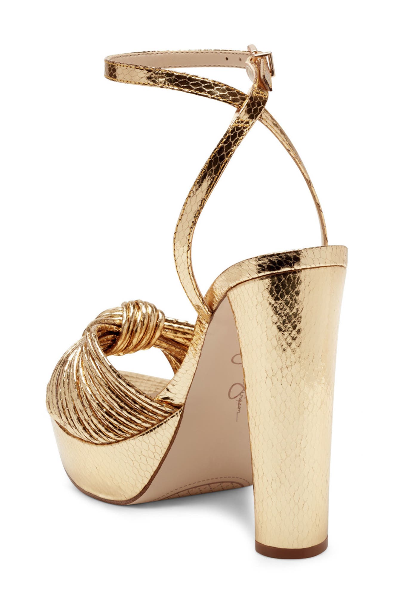 Immie Platform Sandal, Alternate, color, GOLD