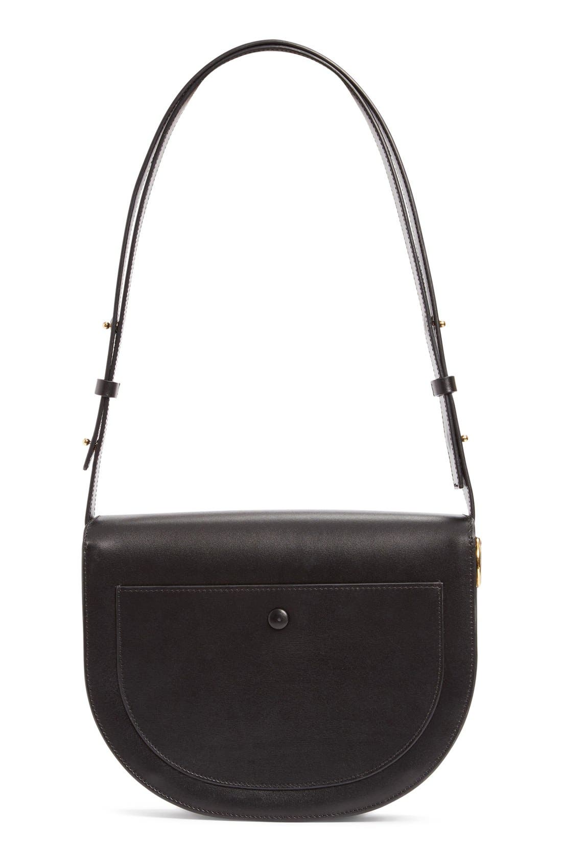 Victoria Beckham Half Moon Box Shoulder Bag, Alternate, color, 