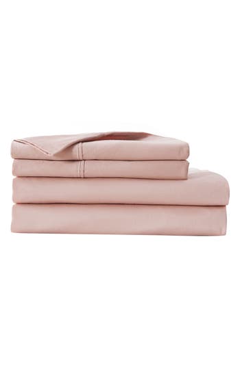 Verlee Cotton Sateen Sheet Set In Dusty Rose