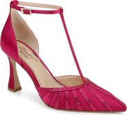 Jewel Badgley Mischka Faithlyn T-Strap Pointed Toe Pump