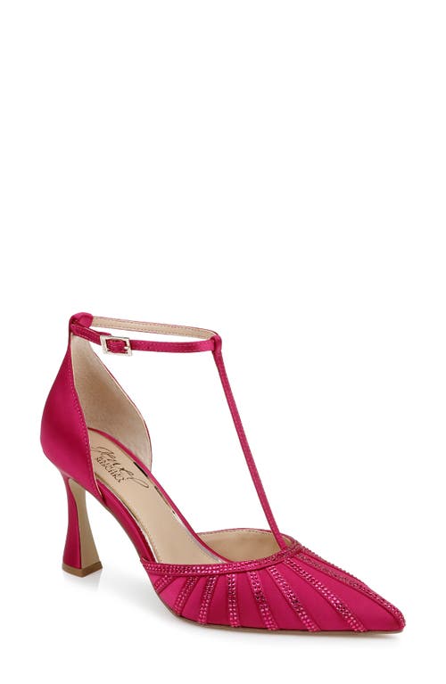 Jewel Badgley Mischka Faithlyn T-strap Pointed Toe Pump
