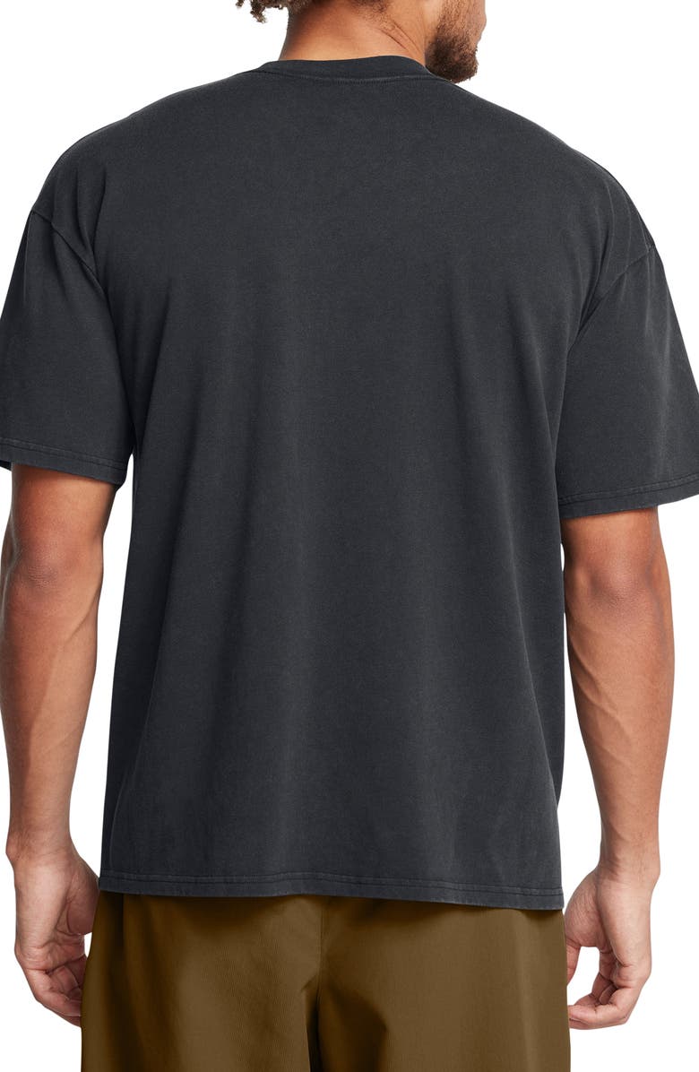 Under Armour UA Logo Patch Oversize T-Shirt, Alternate, color, Black