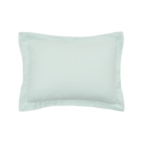 20" x 26" Sea Glass Preston Cotton Standard Sham - Machine Washable