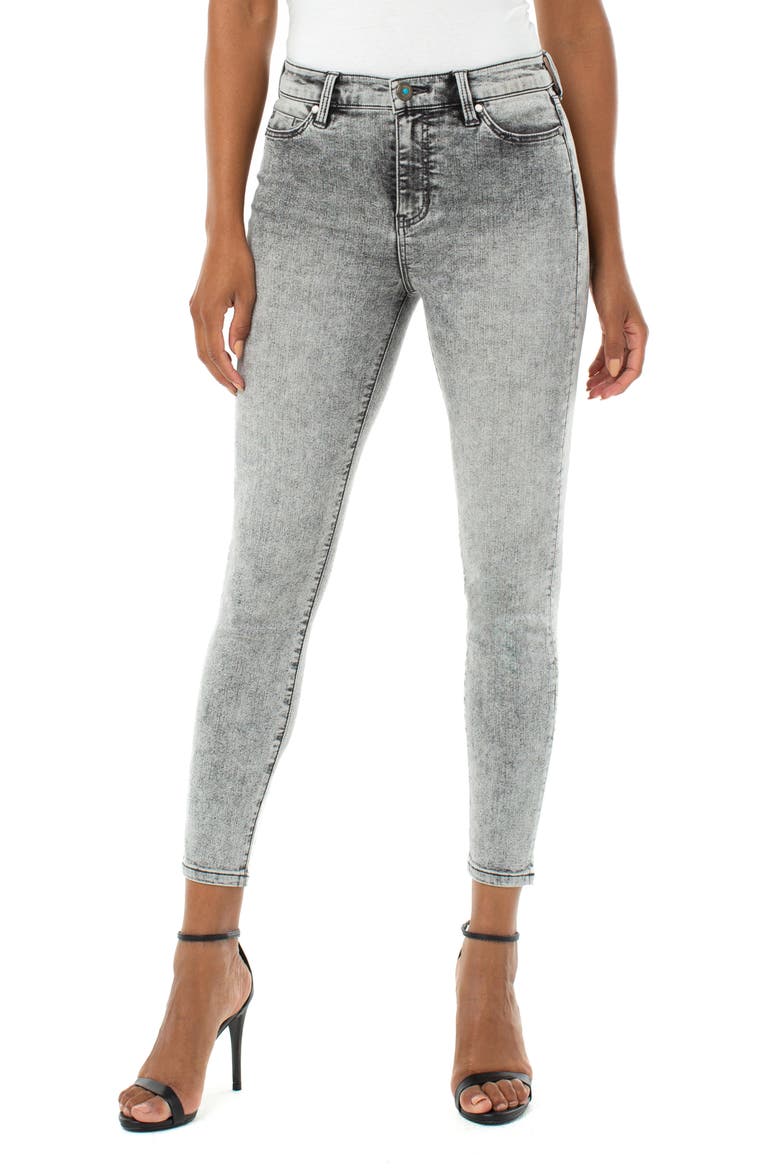 Abby Crop Skinny Jeans, Main, color, GRANITE