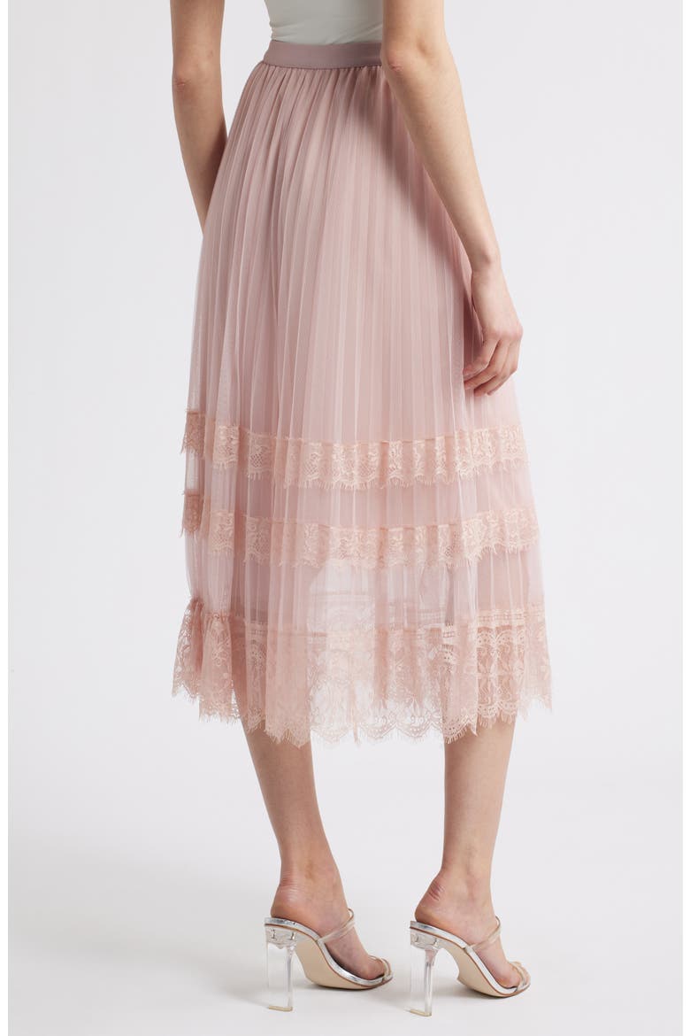 Tove Lace Tulle Skirt, Alternate, color, PINK