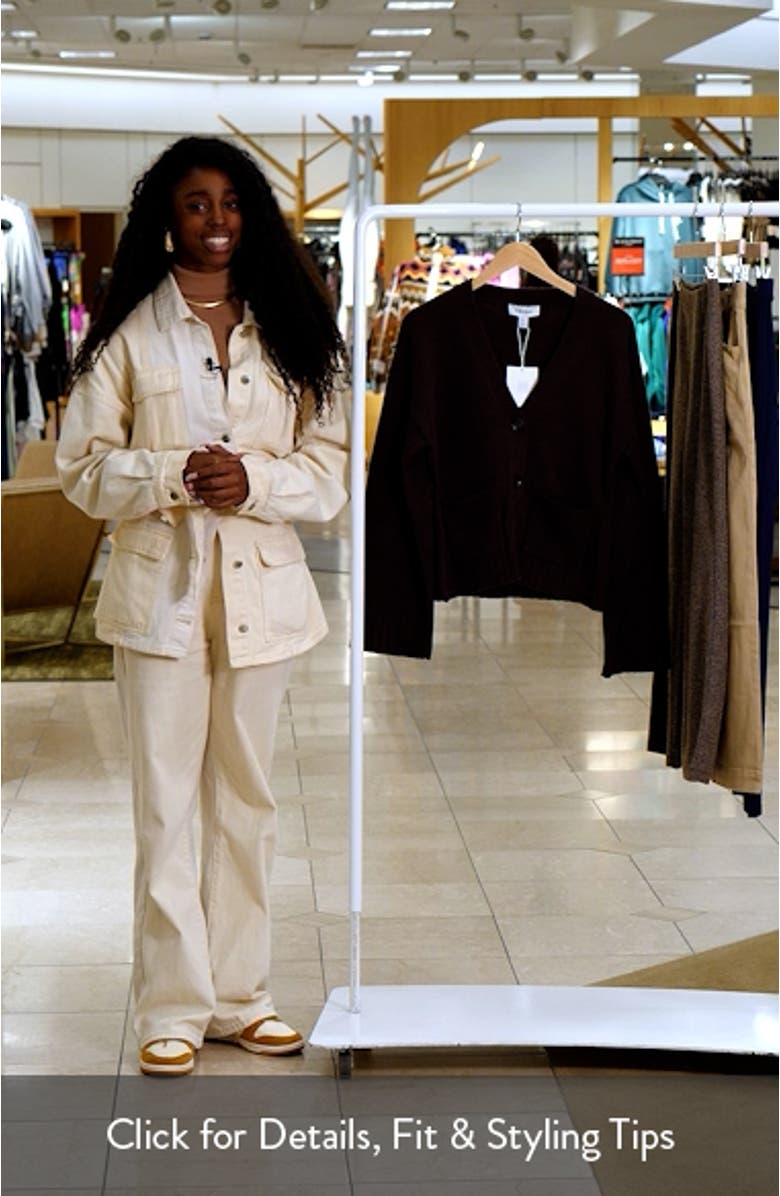 Cotton & Merino Wool Cardigan, sales video thumbnail