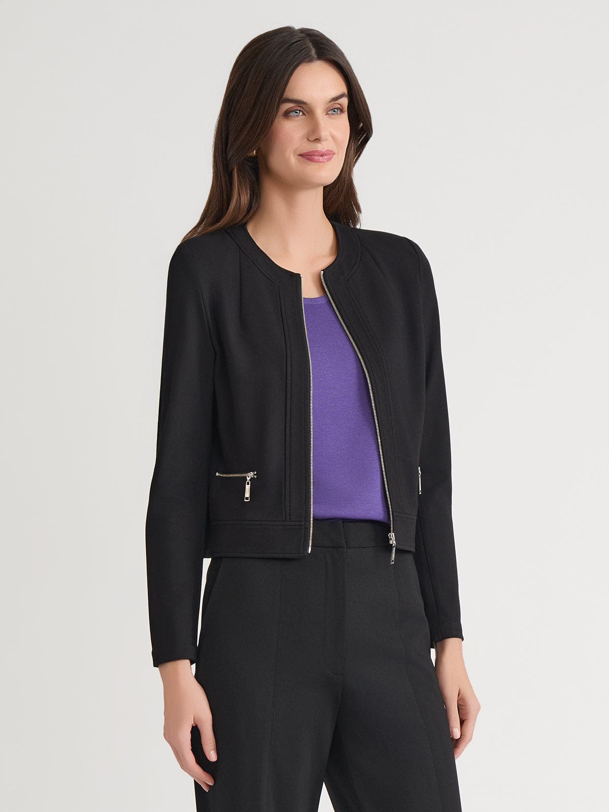 Heritage LuxeStretch Ponte Sport Jacket - image 2