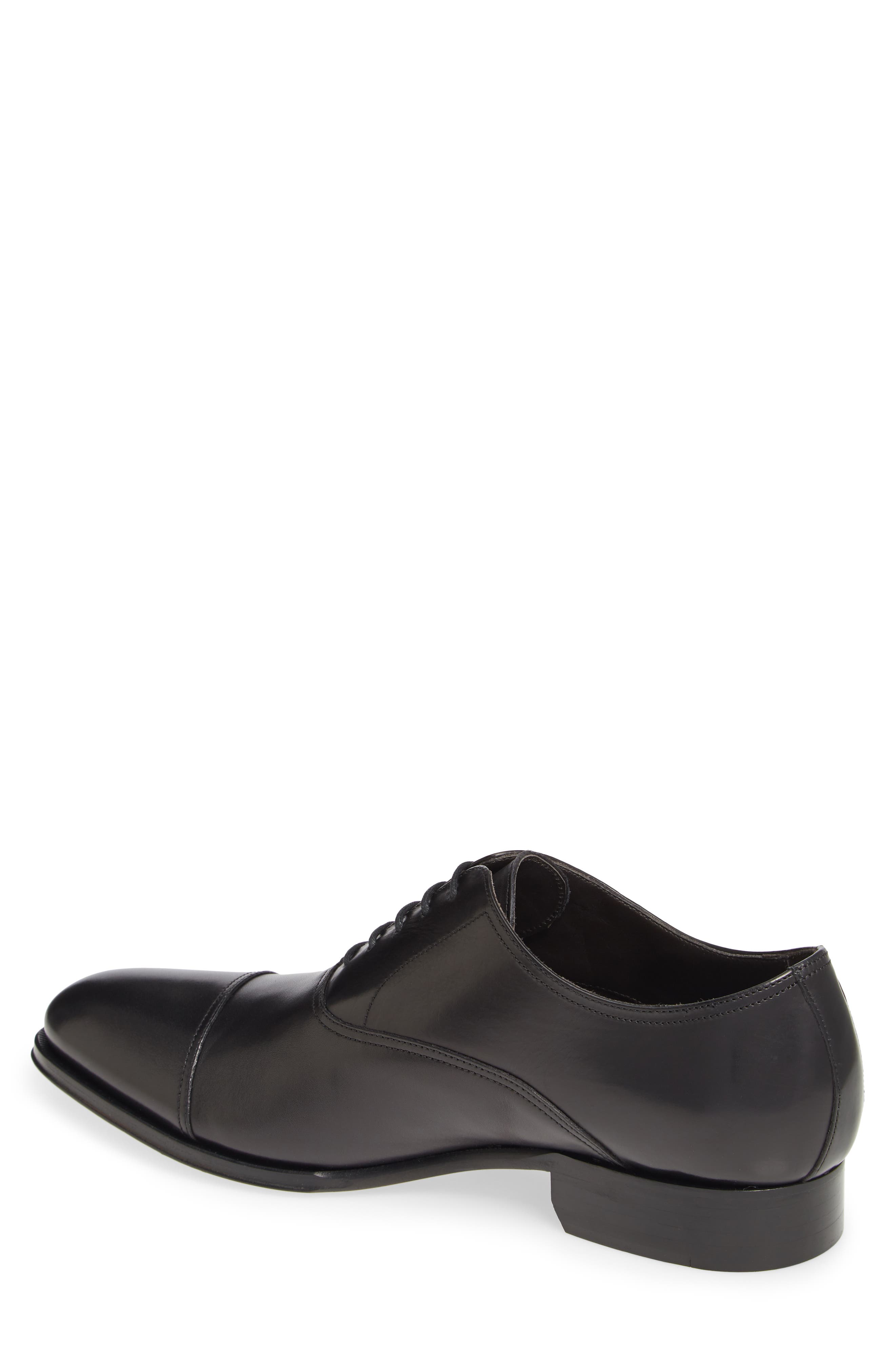 Brandon II Cap Toe Oxford, Alternate, color, NERO