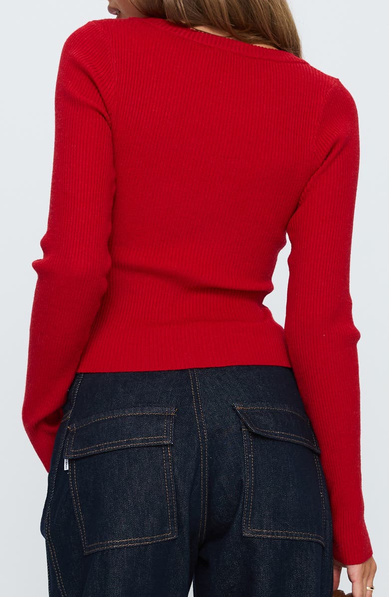 Princess Polly Sorenna Rib Cardigan, Alternate, color, 