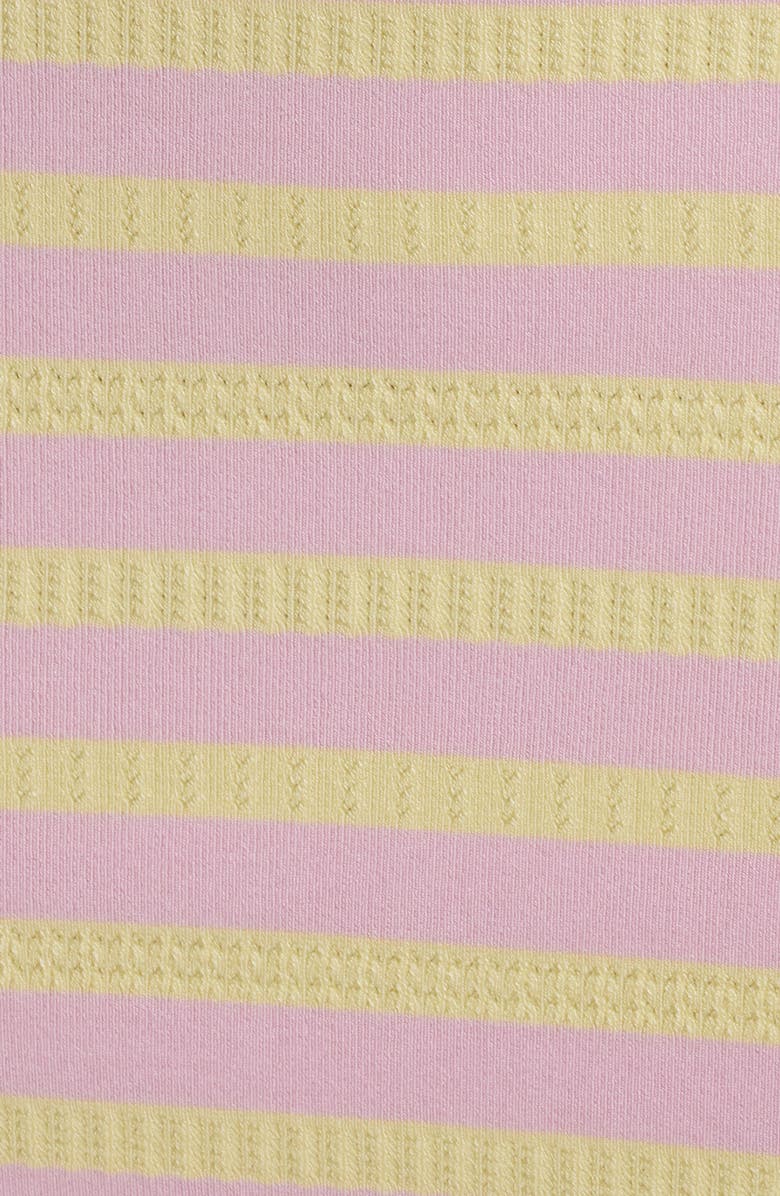 LoveShackFancy Gayle Stripe Knit Minidress, Alternate, color, Boardwalk Candy