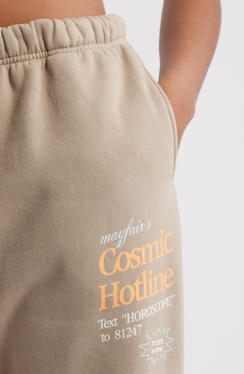 THE MAYFAIR GROUP Cosmic Hotline Sweatpants, Alternate, color, Brown
