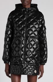 Moncler Diamond Quilted Down Hooded Jacket