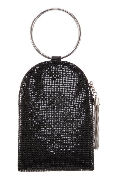 Metallic Mesh Handbag