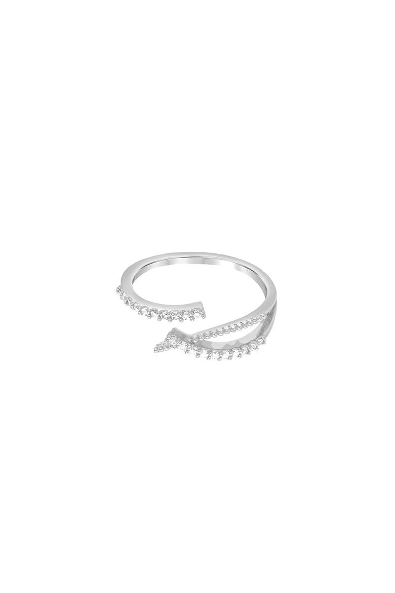 14k Gold Plated Cecilia Ring Minimalist Dainty Everyday Wear, Main, color, Silver