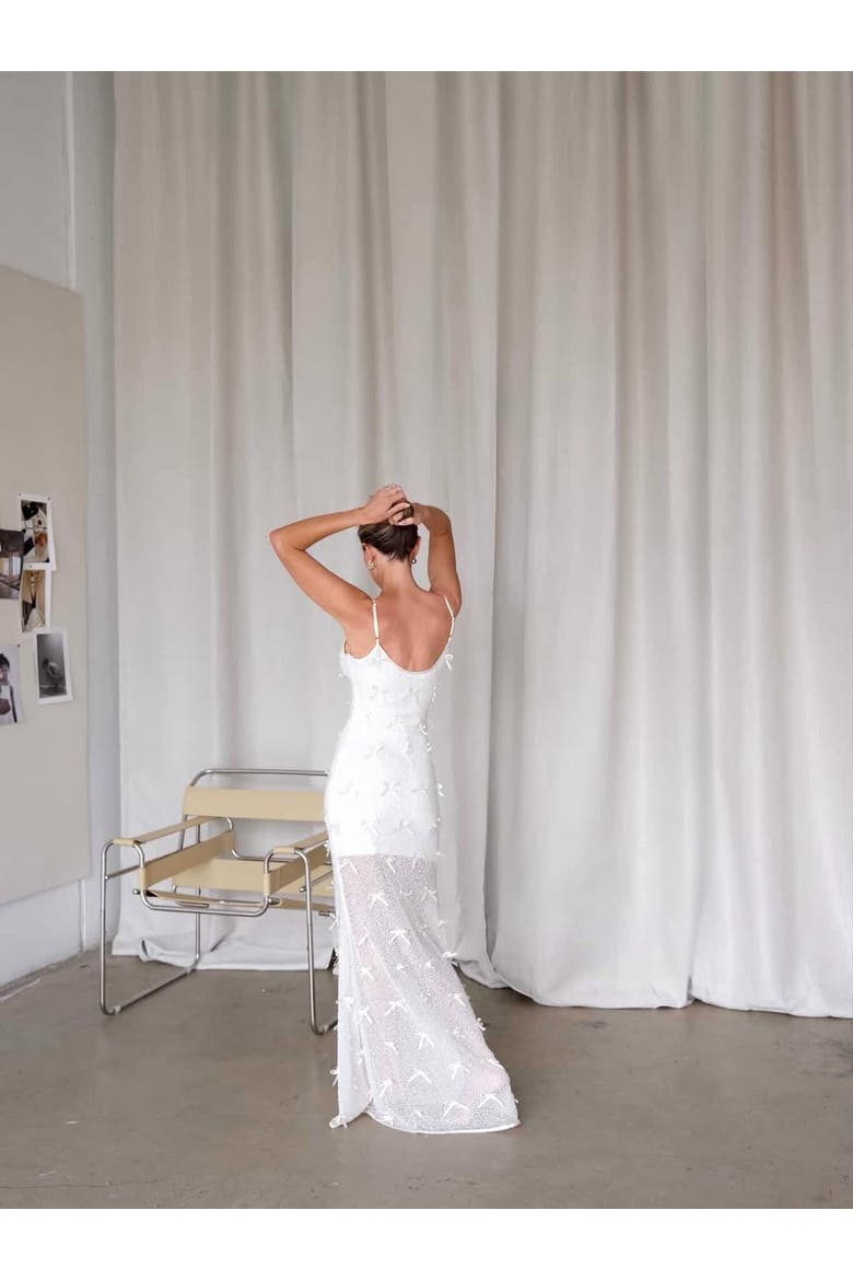 Genevieve Dress, Alternate, color, White