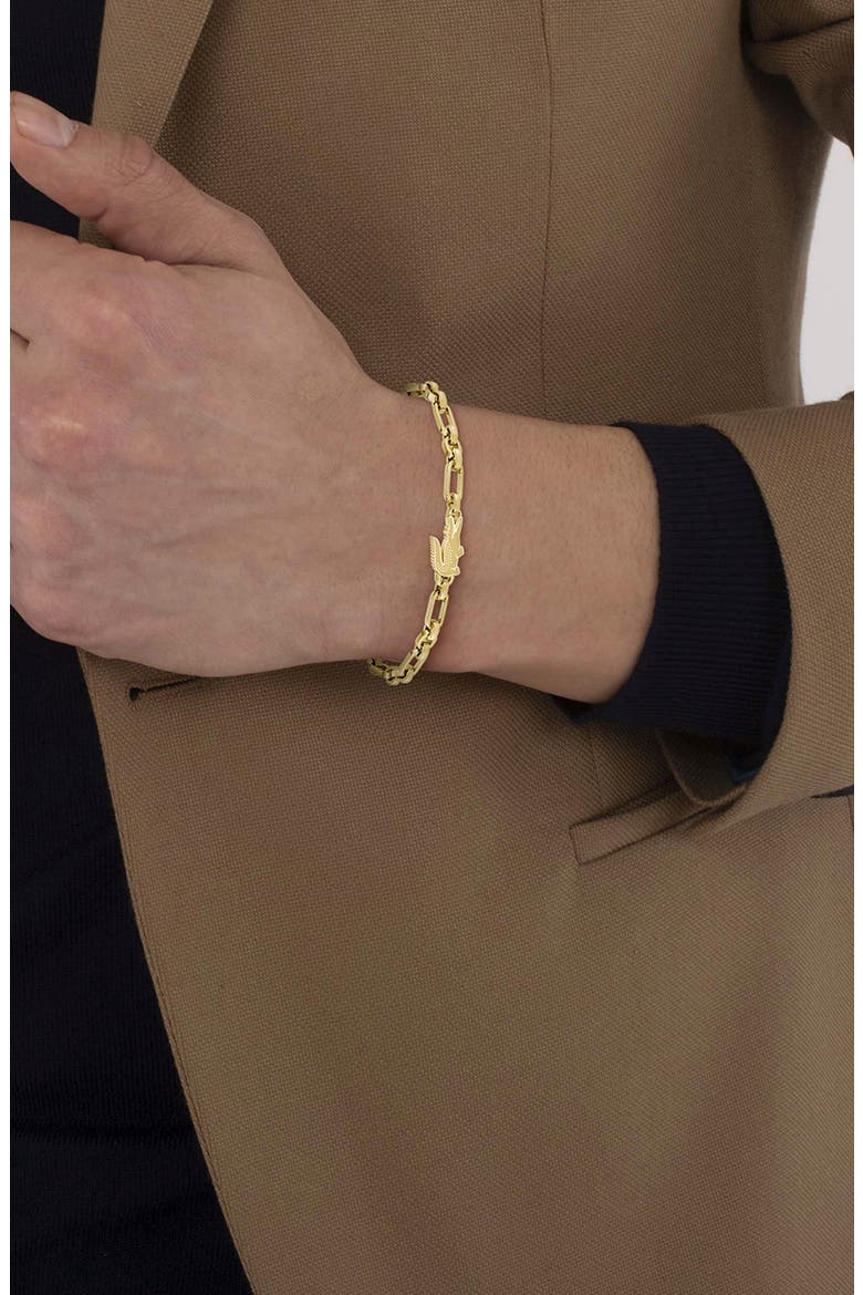 Men's Arthor Link Bracelet, Alternate, color, GOLD