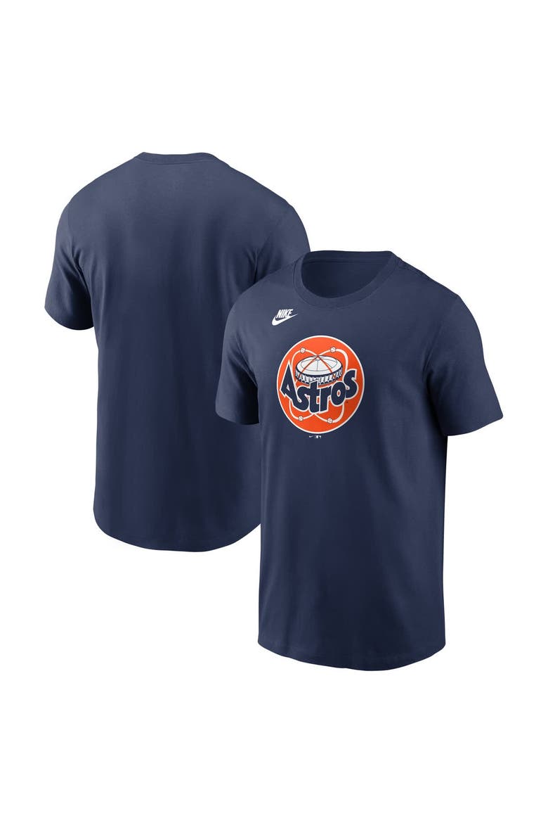 Men's Nike Navy Houston Astros Cooperstown Collection Team Logo T-Shirt, Main, color, Navy