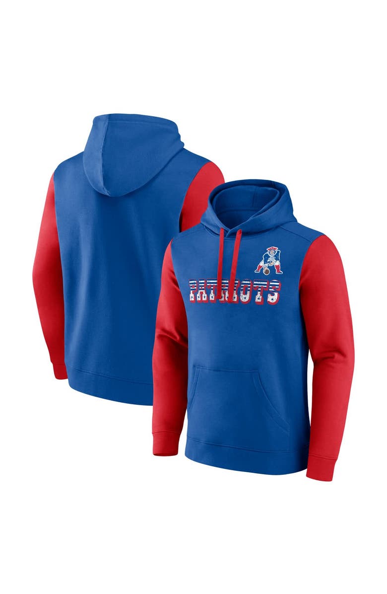 FANATICS Men's Fanatics Navy New England Patriots Fleece Pullover Hoodie, Main, color, Navy