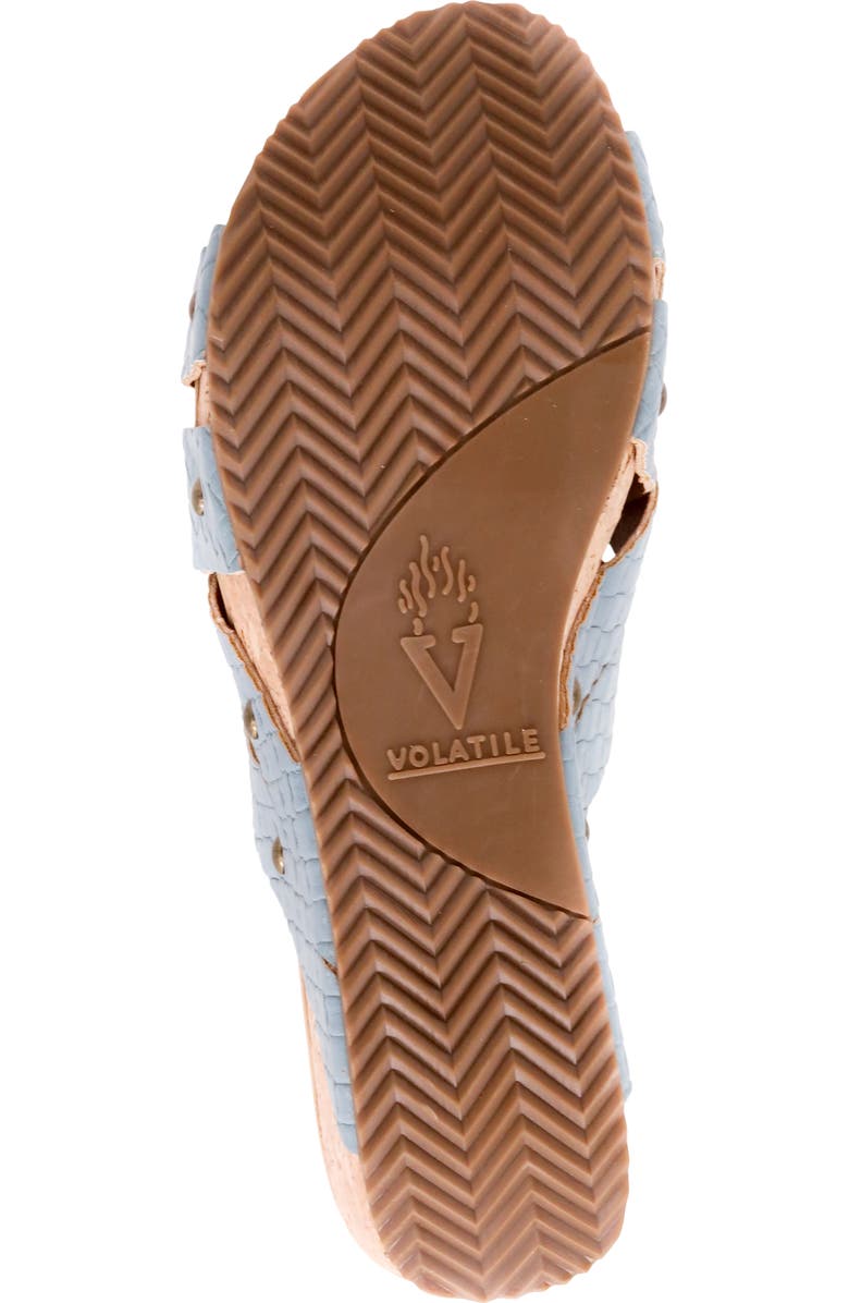 Volatile Newport Crisscross Platform Slide Sandal, Alternate, color,