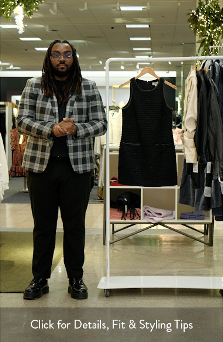 Florian Metallic Shift Minidress, sales video thumbnail