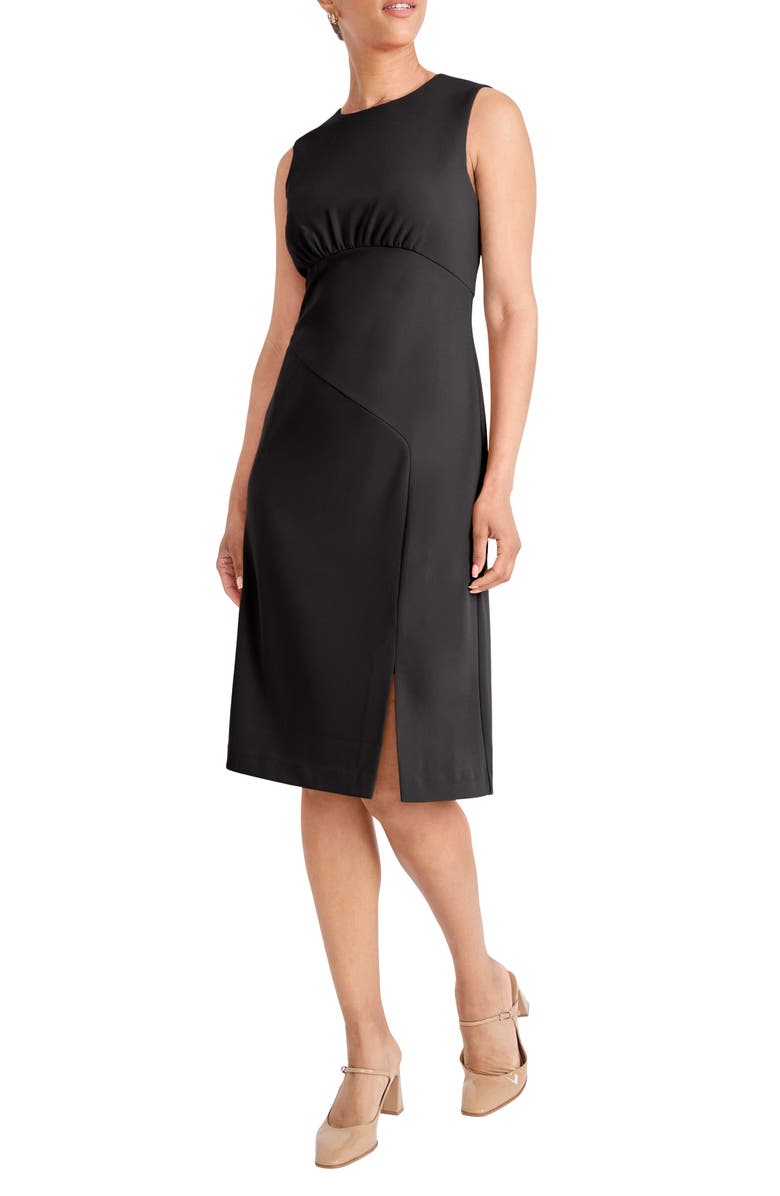 Maggy London Sleeveless Sheath Dress, Alternate, color, Black