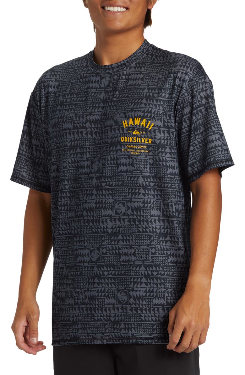 Quiksilver Multiply Surf Short Sleeve Rashguard, Alternate, color,