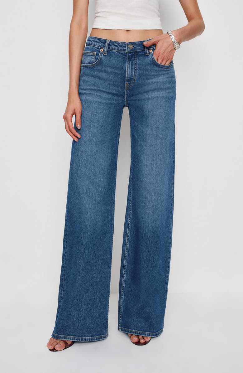 Reformation Greta Superstretch Low Rise Jeans, Main, color, Willamette
