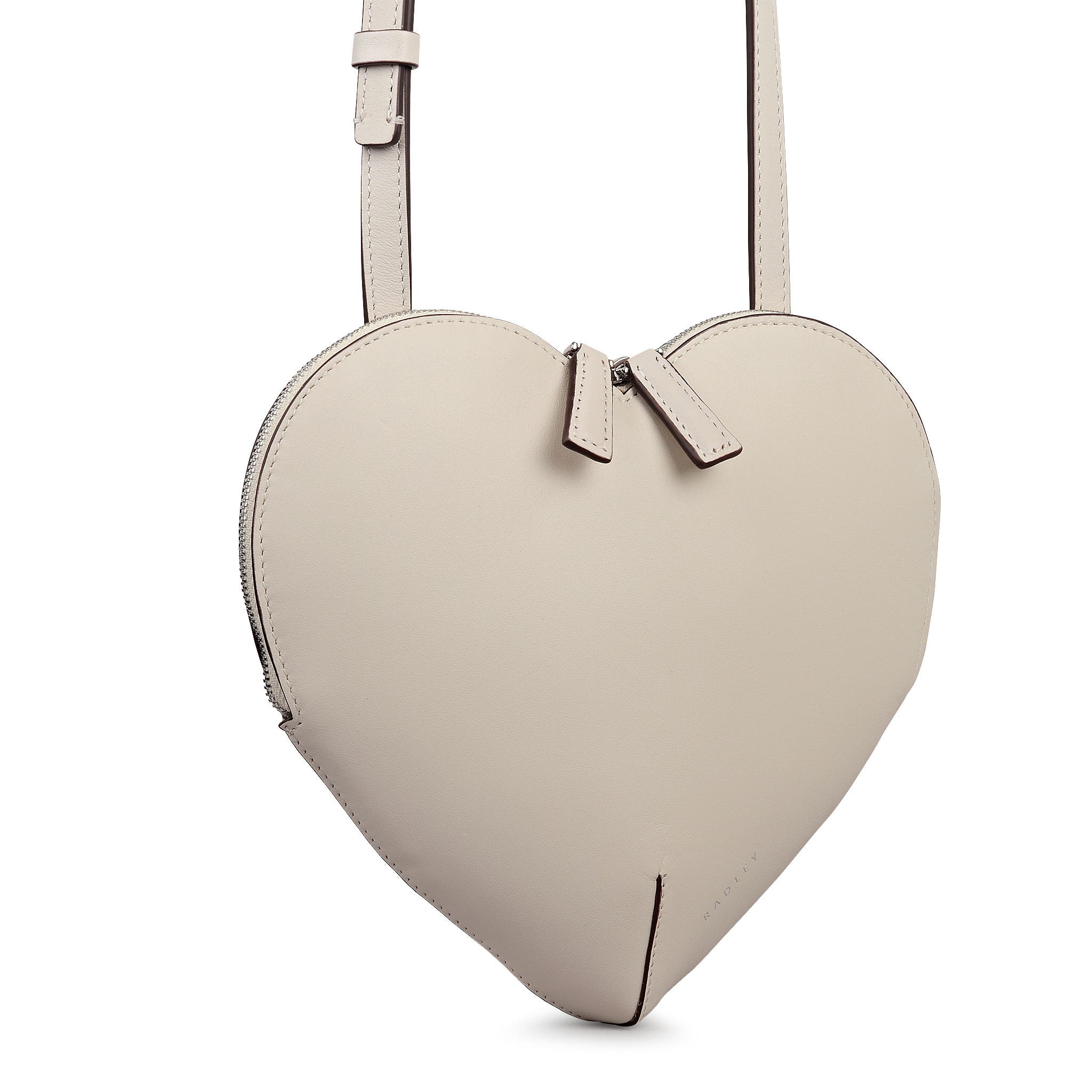 Radley Heart Street Medium Ziptop Crossbody Bag, Alternate, color, Salt