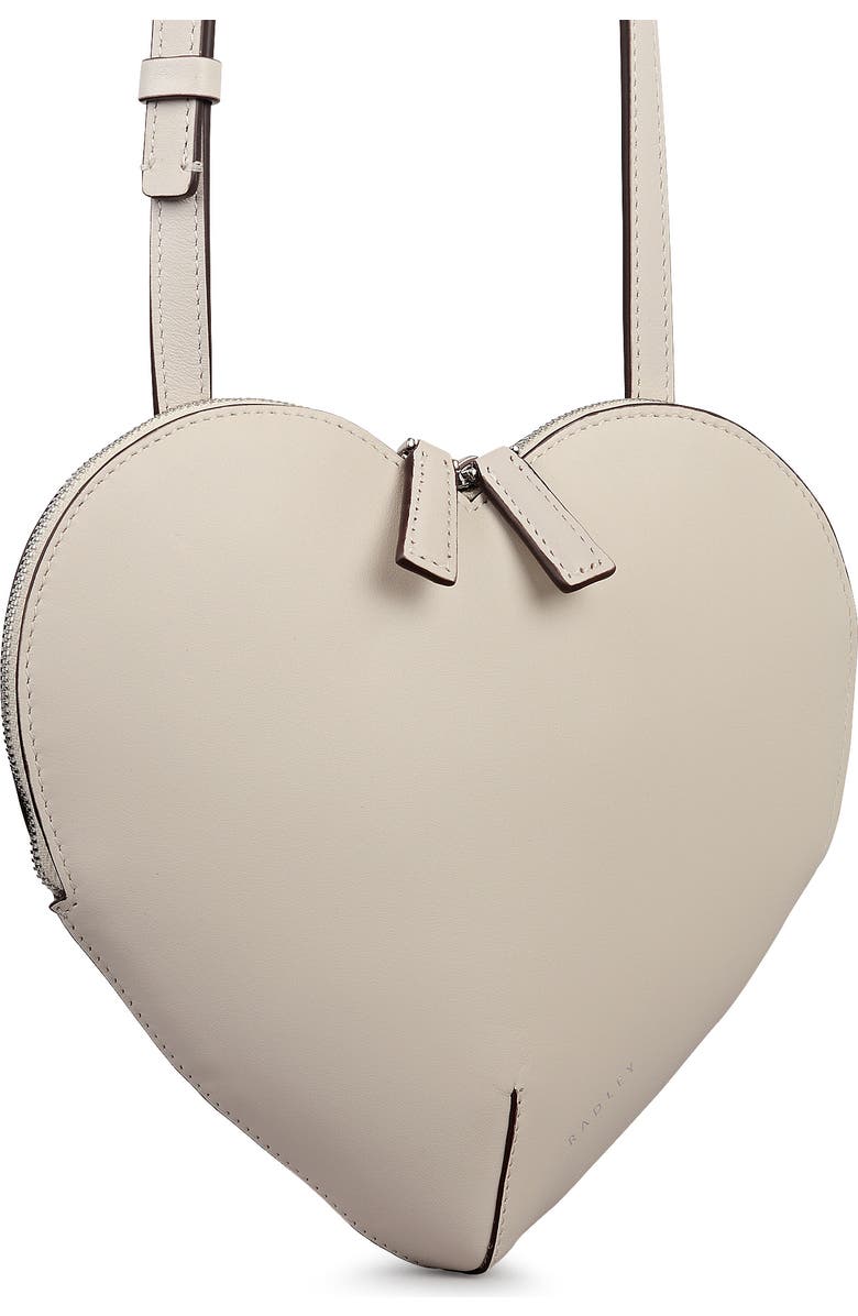 Radley Heart Street Medium Ziptop Crossbody Bag, Alternate, color, Salt