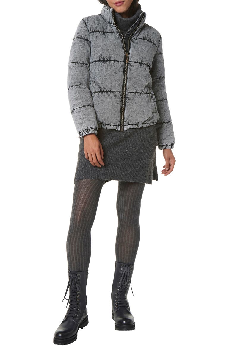 Marc New York Performance Bleached Denim Super Puffer Jacket, Alternate, color,