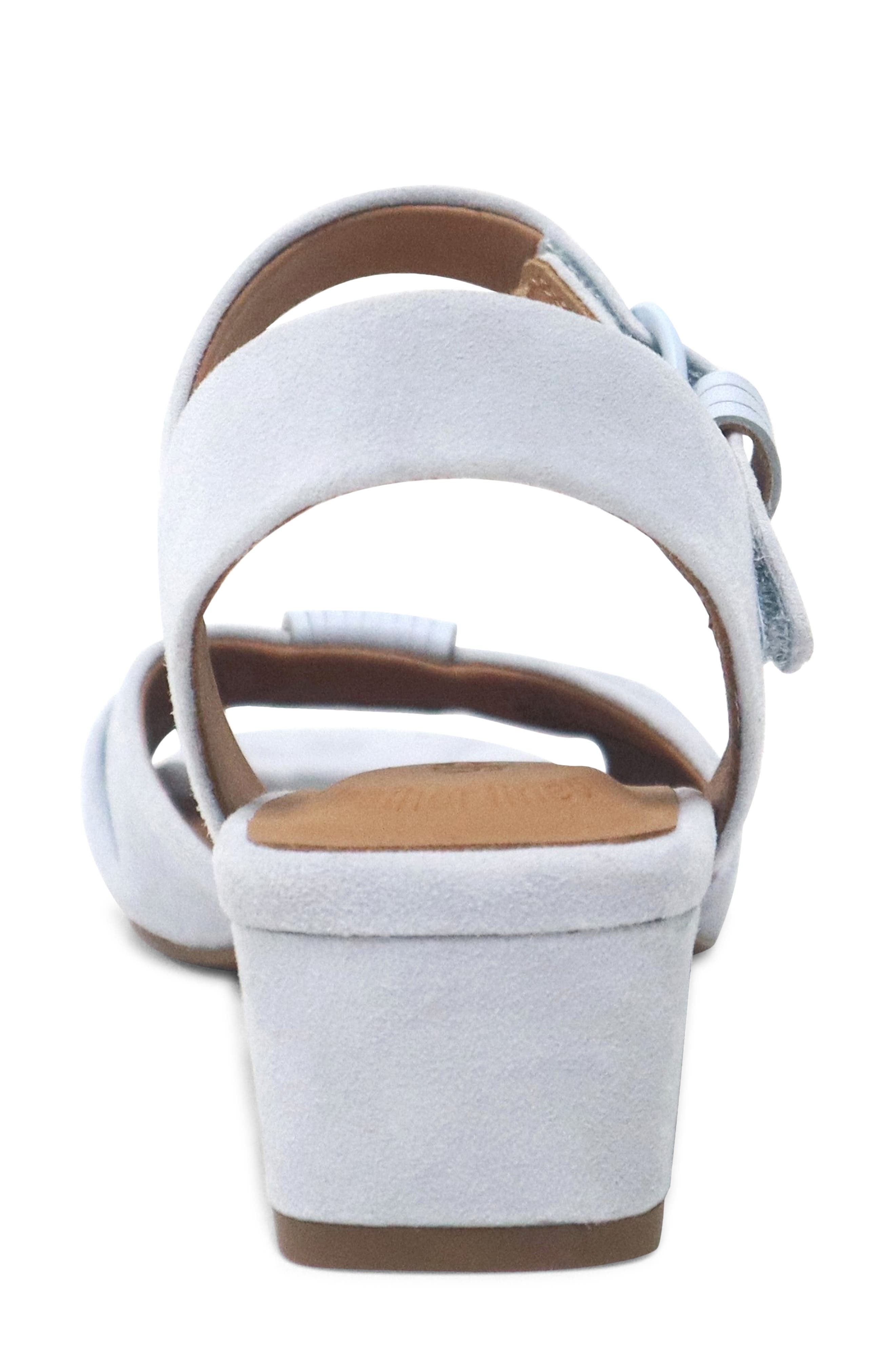 Sorae Ankle Strap Sandal, Alternate, color, BALLAD BLUE SUEDE
