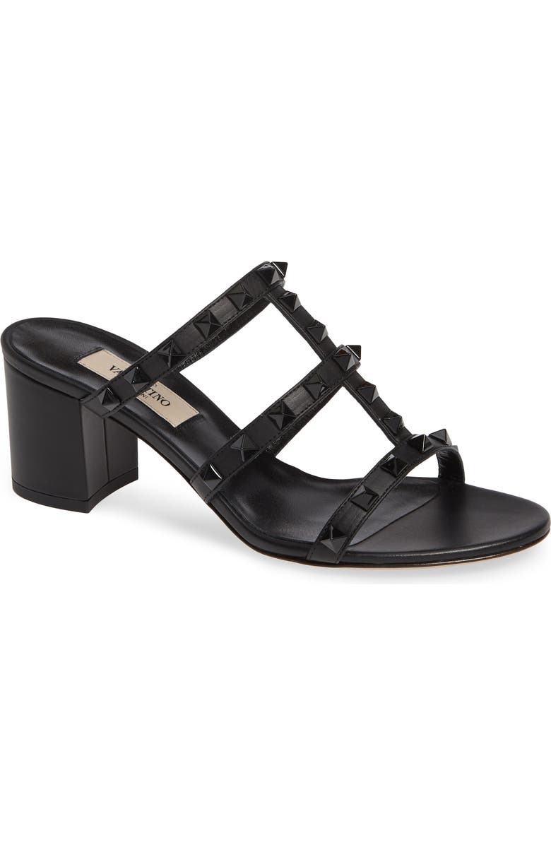 Valentino Garavani Rockstud Slide Sandal, Main, color,