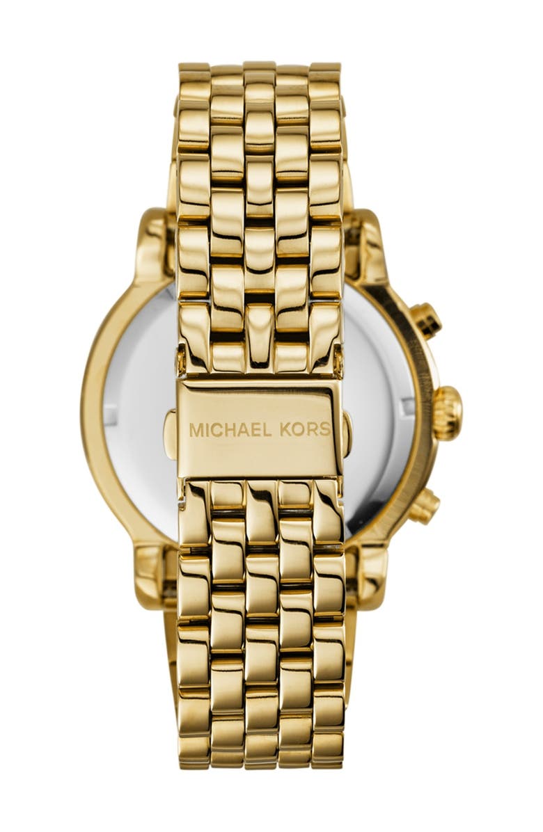 Michael Kors women’s Baisley watch  gold Michael Kors MK5982 Baisley Ladies Chronograph Quartz Watch main image 4