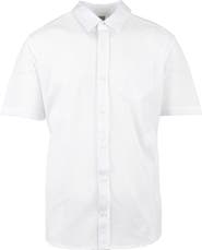 BURNSIDE Short Sleeve Button-Up Shirt