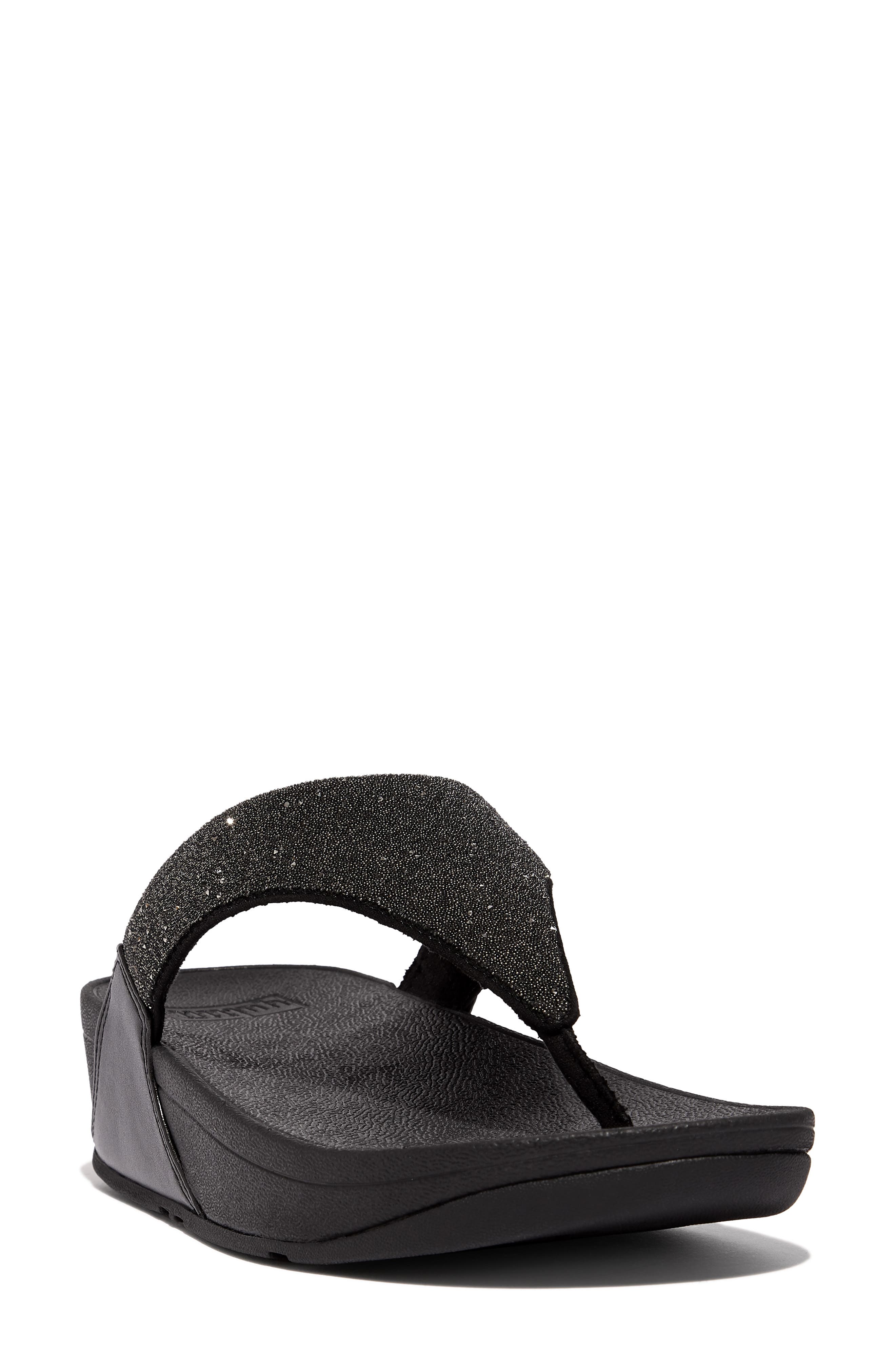 FitFlop Lulu Crystal Flip Flop, Main, color, 
