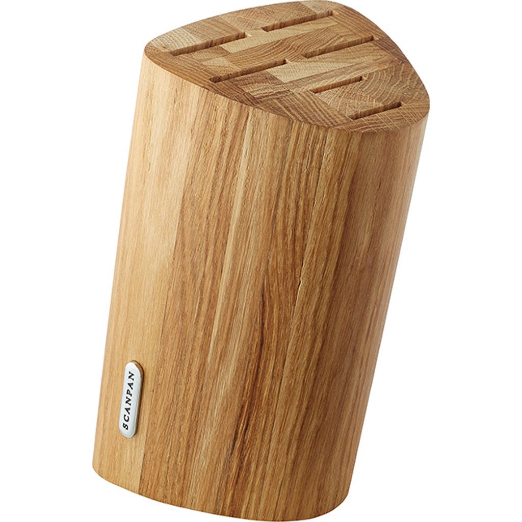 Scanpan Maitre D' 6 Slot Wooden Knife Block