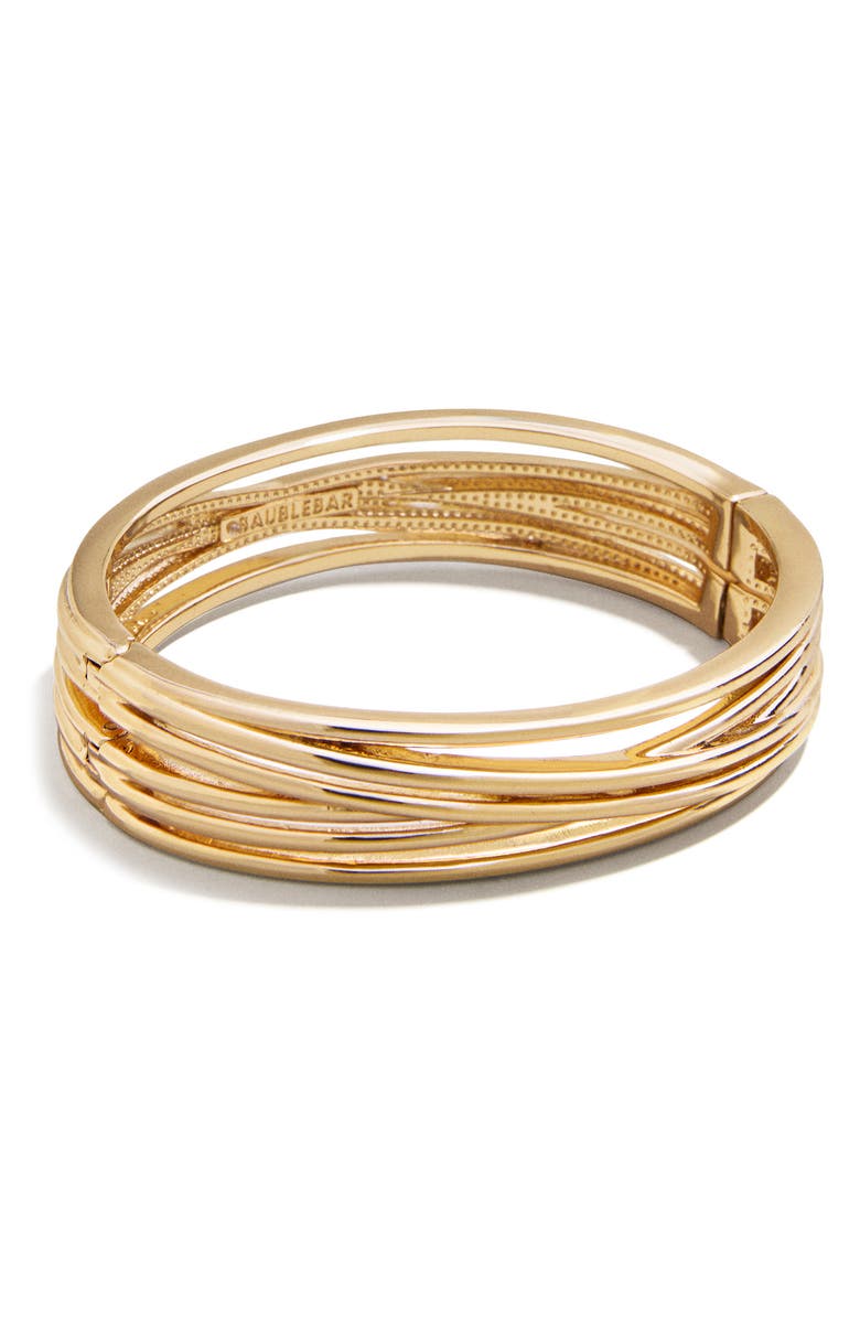 BaubleBar Iman Layered Bangle Bracelet, Alternate, color, Gold